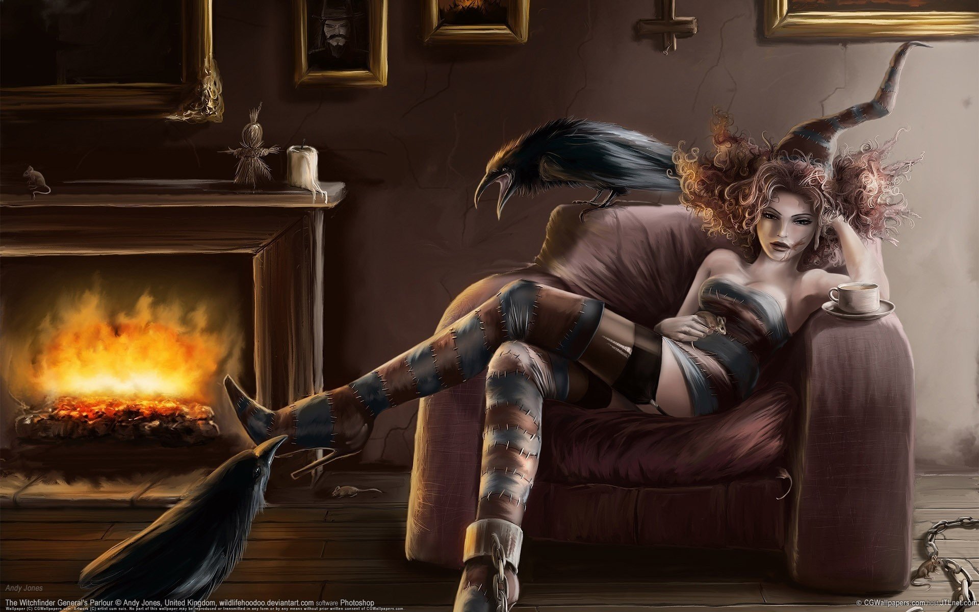 dark forces girl crows witch