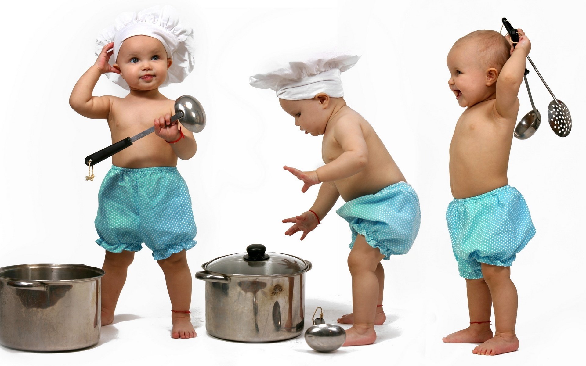 blue shorts pots ladle toddler cooks buckets pan background shorts kids restless children crumbs game fun prank