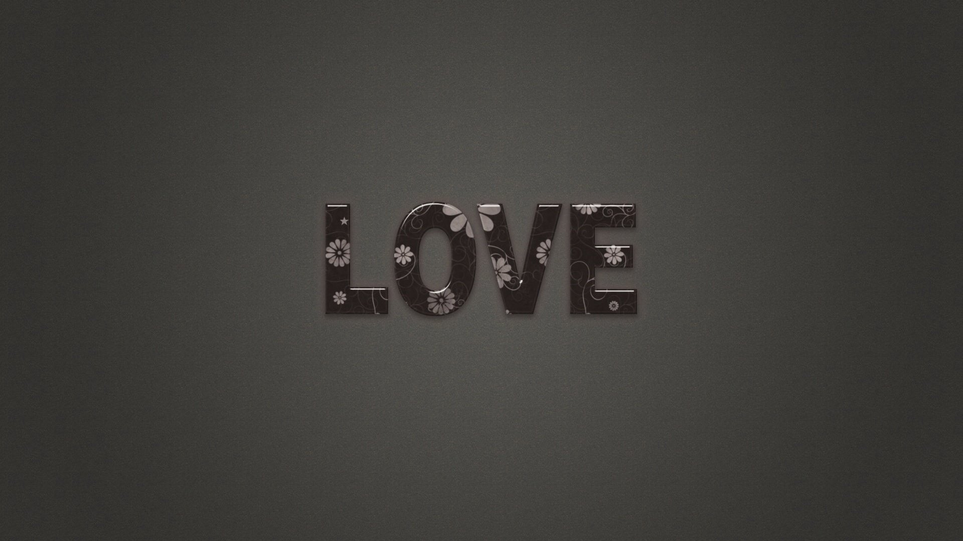 grey wall words of love chamomile