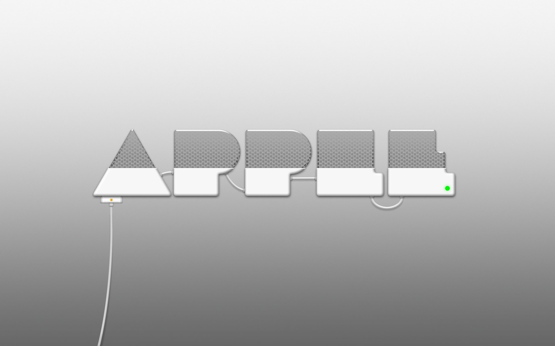 apple metal logo