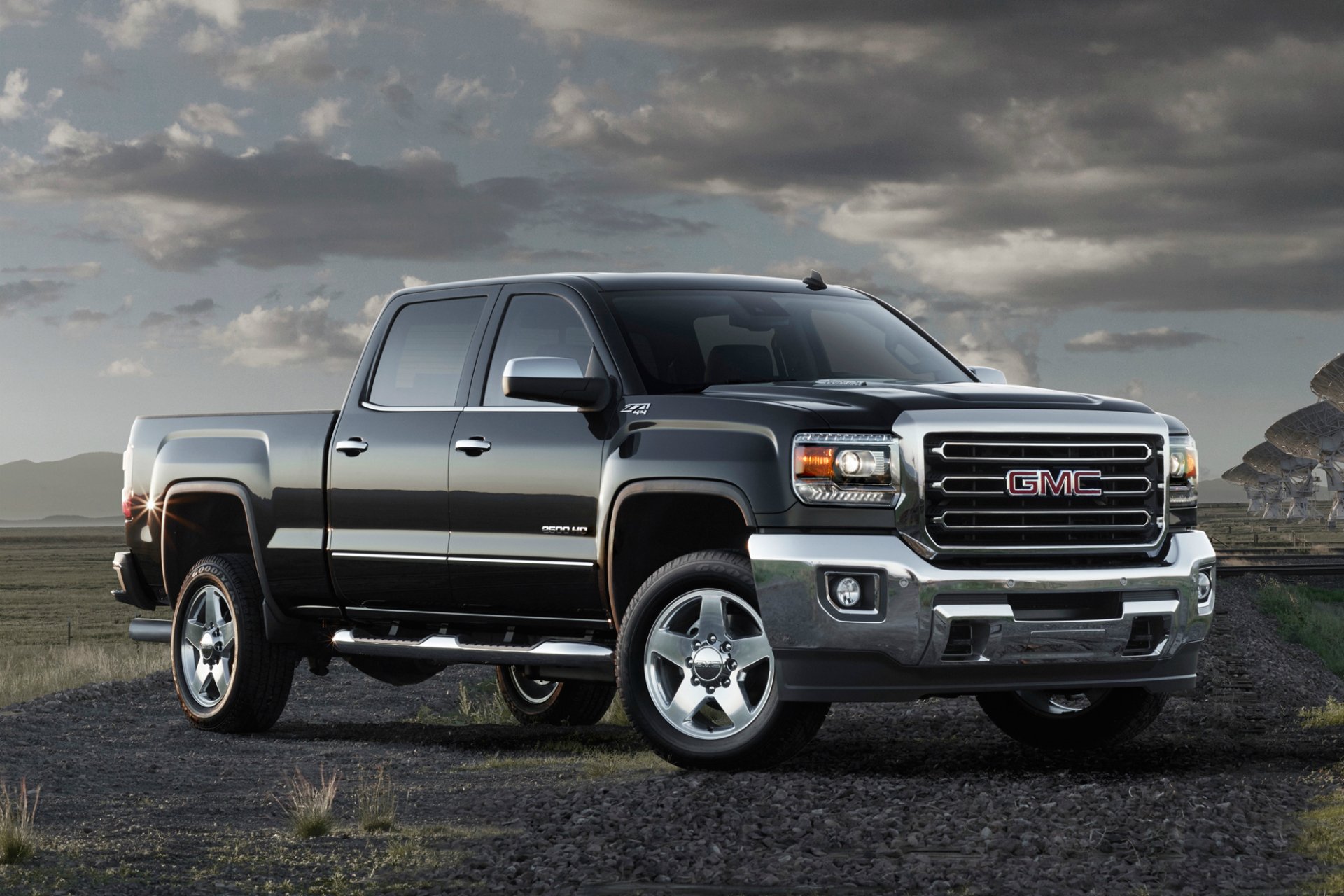 gmc sierra 2500hd pickup black