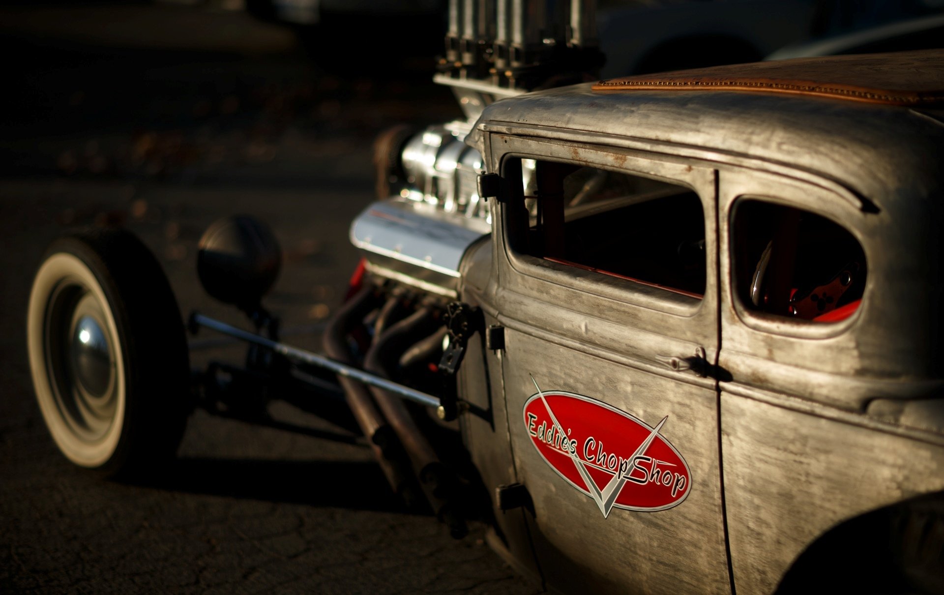 ford model a coupe hot rod rat rod v8
