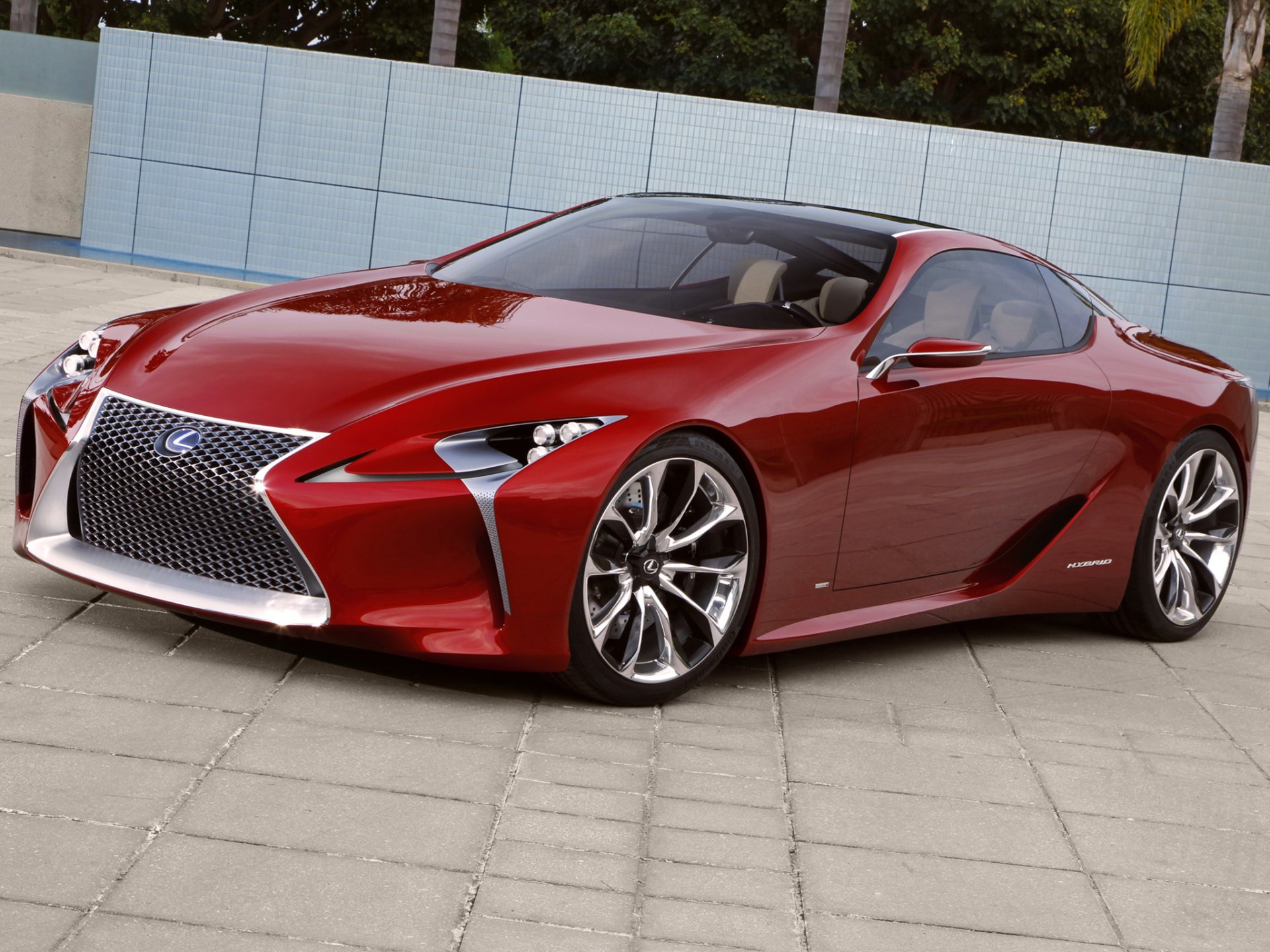 lexus lf-lc concept concept red lexu