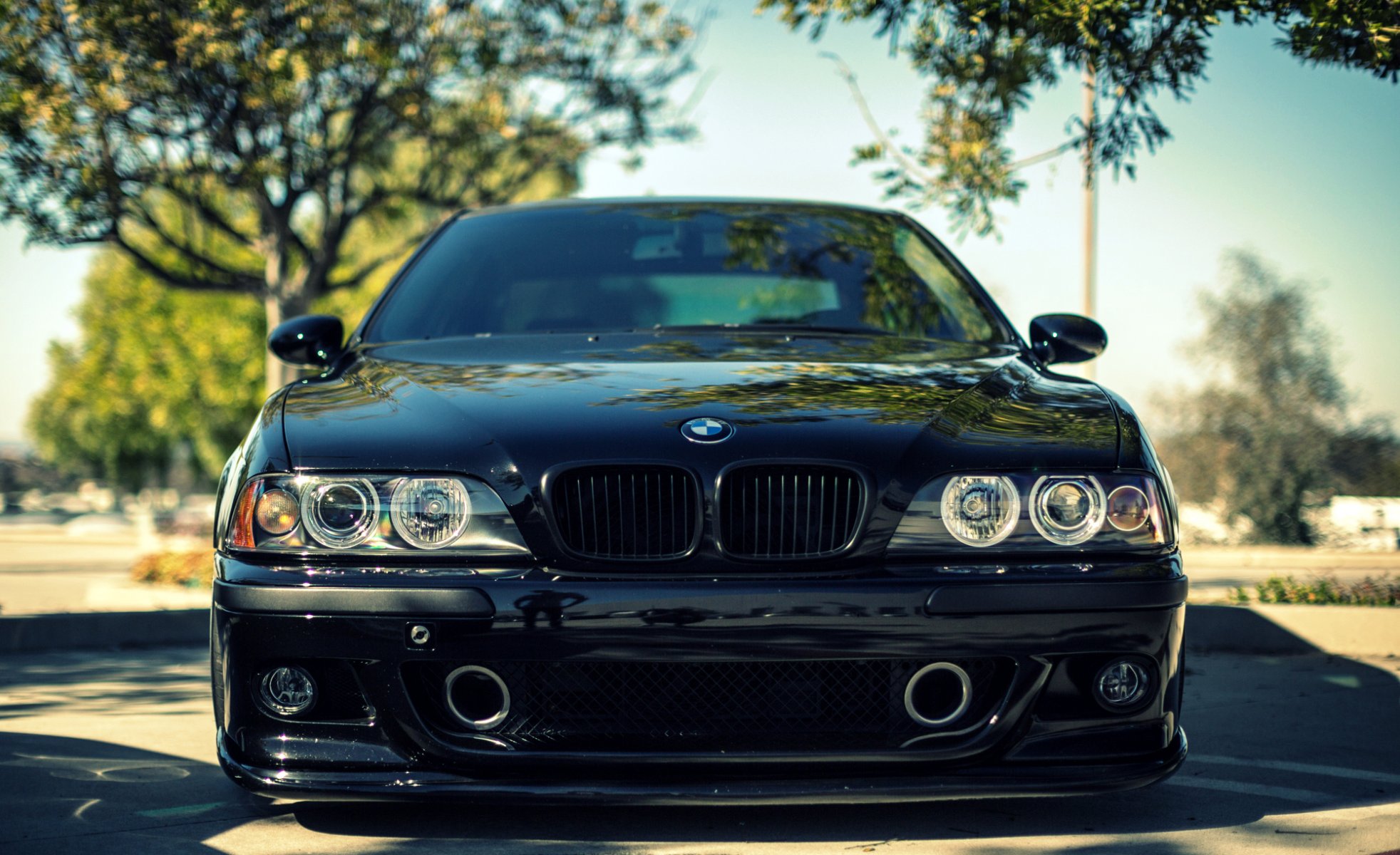 bmw m5 e39 black front bmw sedan 5 serie