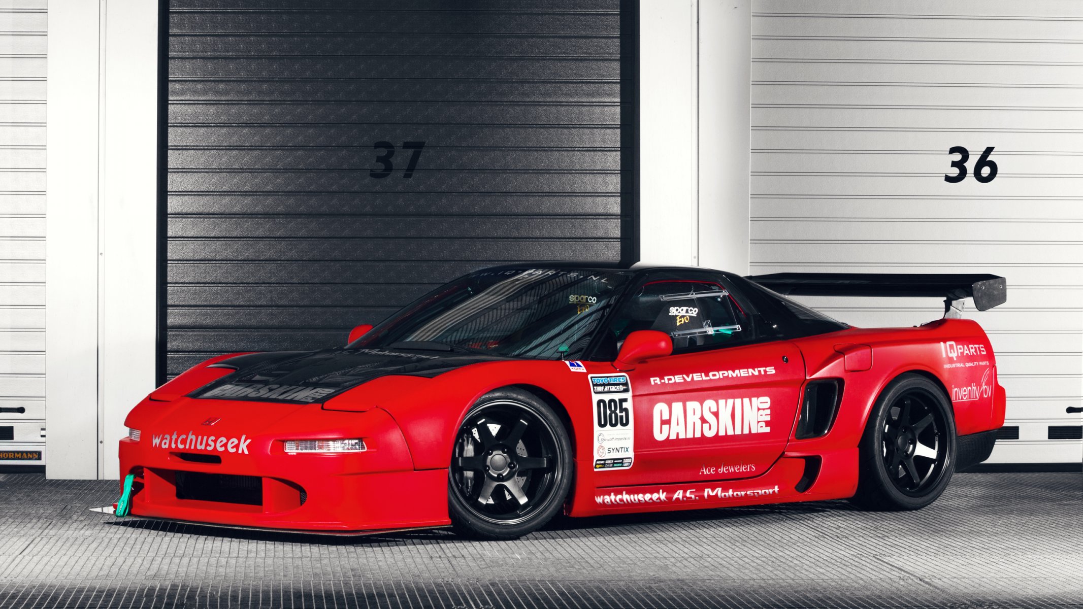 honda nsx time attack race car
