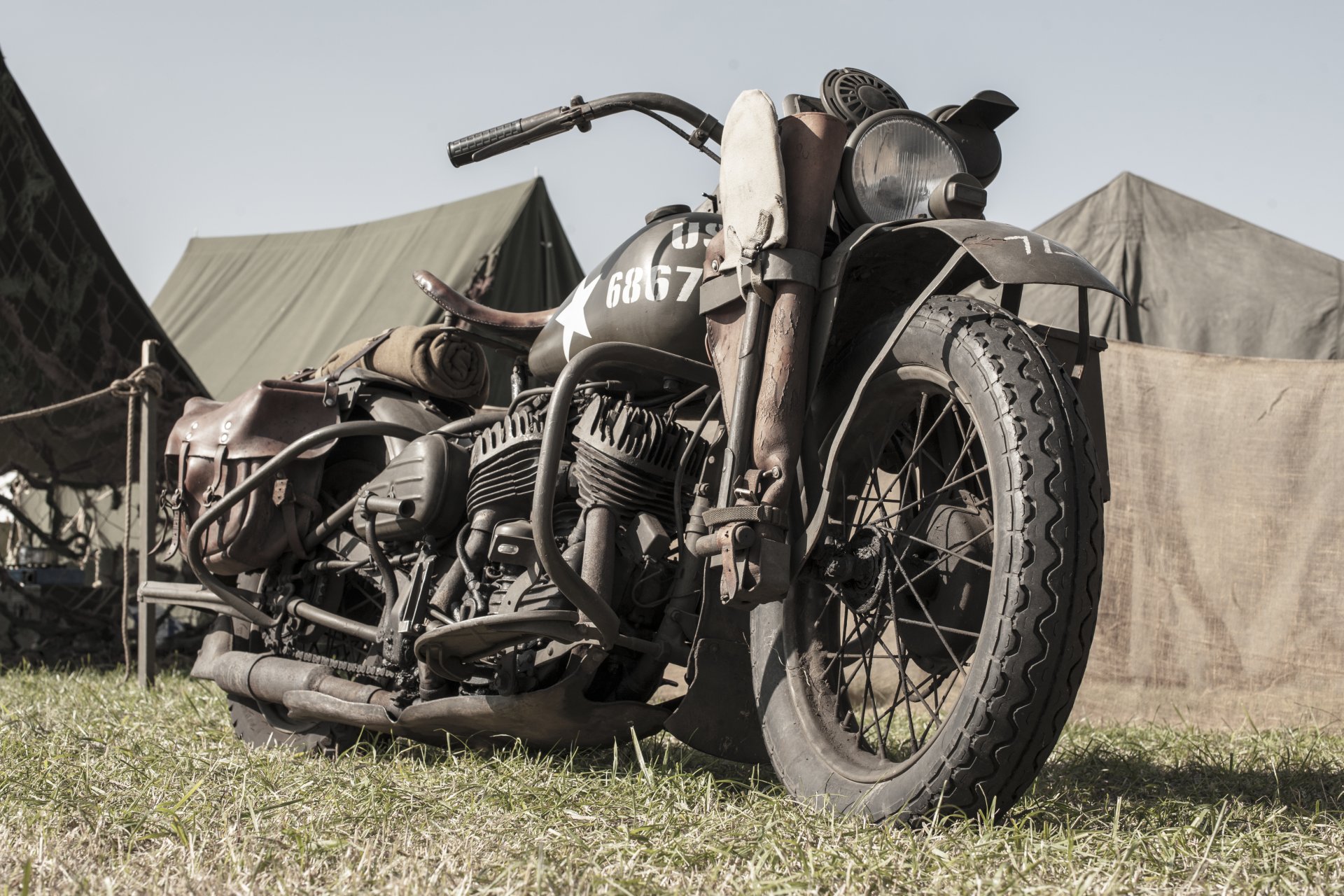 harley-davidson wla military bike times second world war