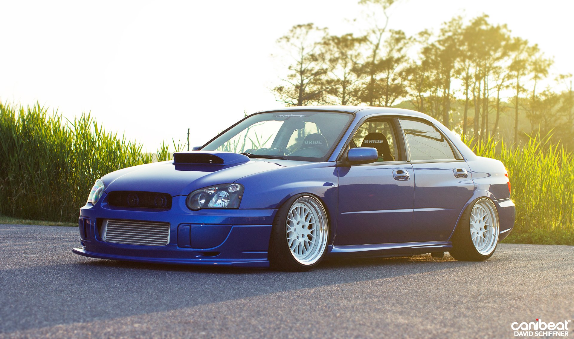 ubaru sti subaru tuning blue canibeat