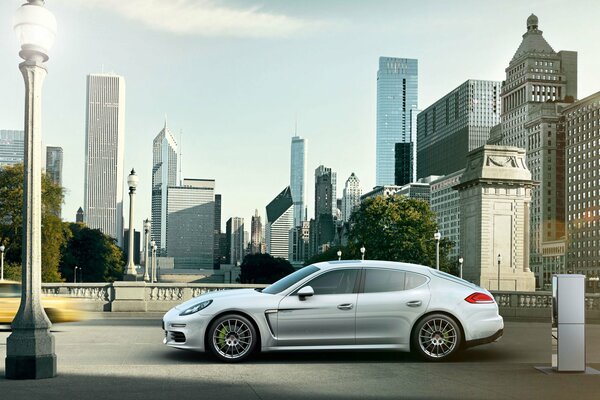 Porsche panamera e -hybrid car