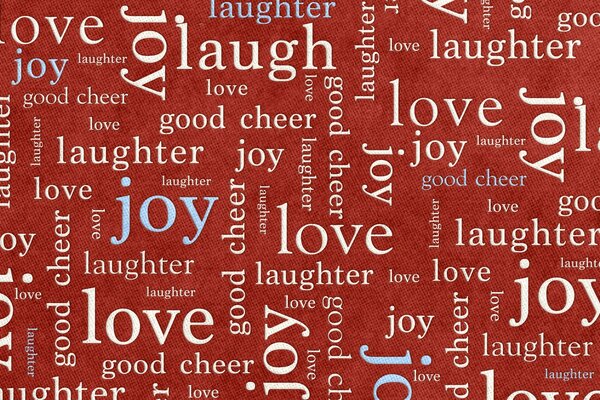 Beautiful words on the background