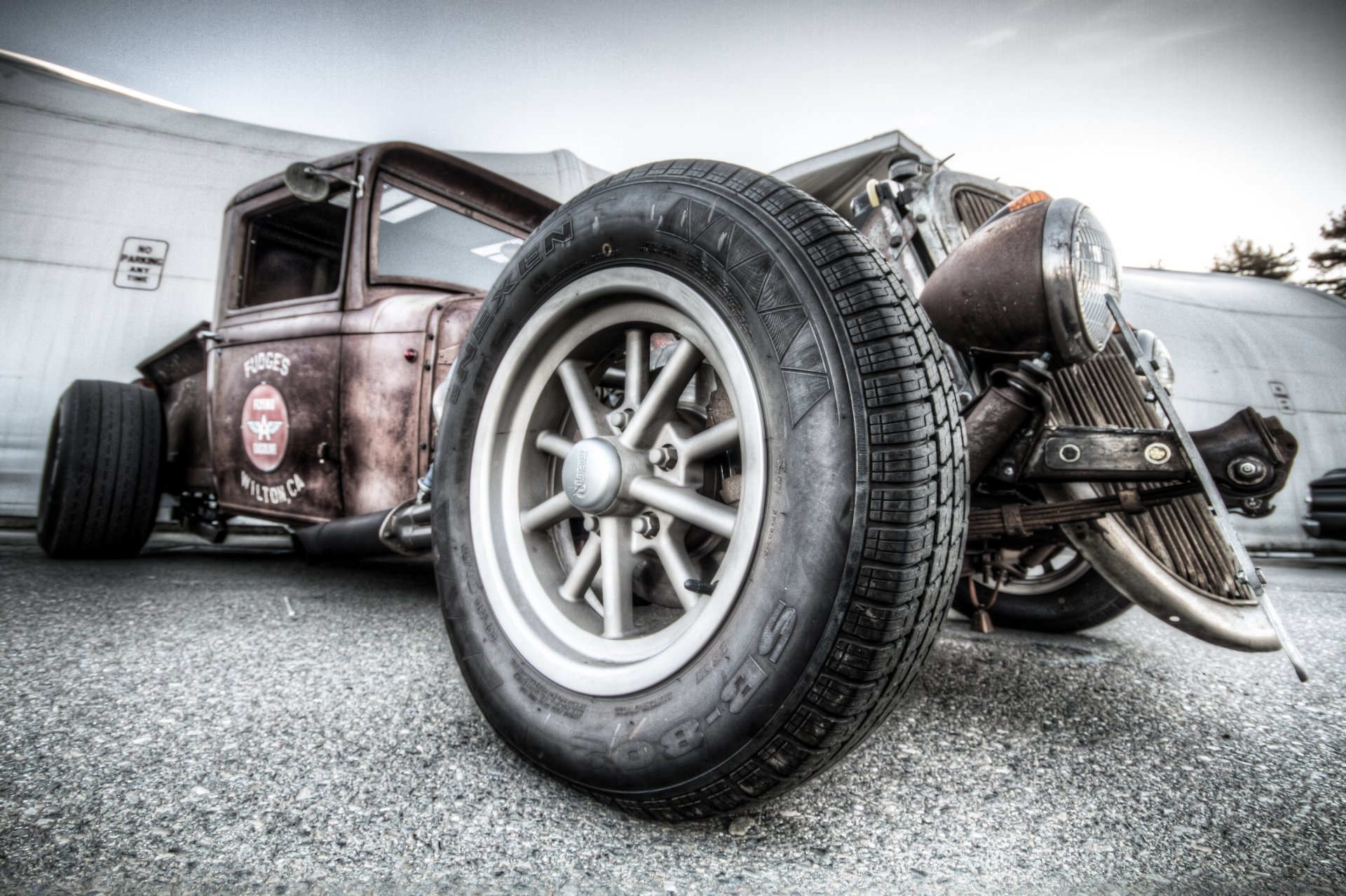 hot rod car classic machine power old man