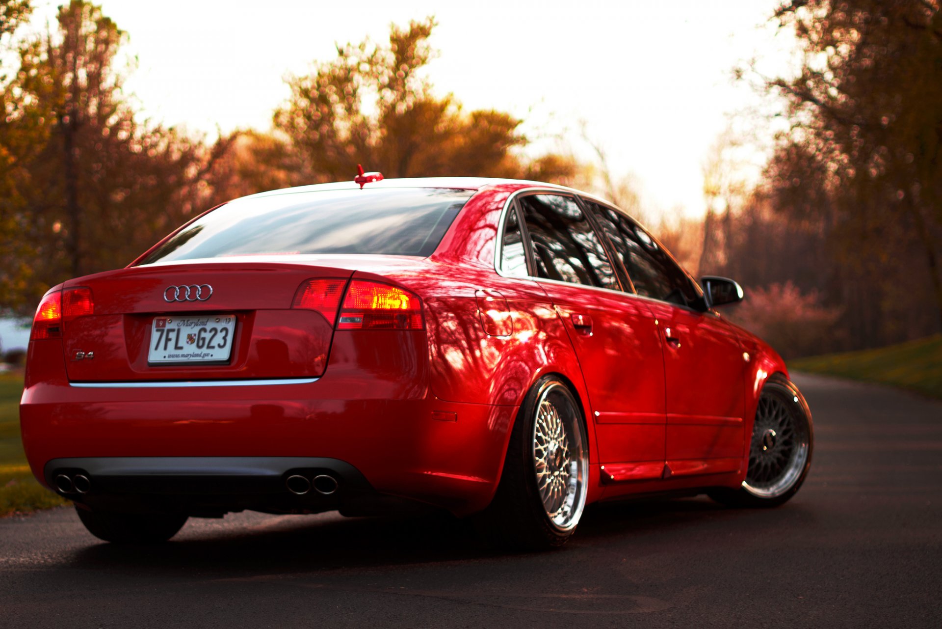 audi s4 red audi red bb