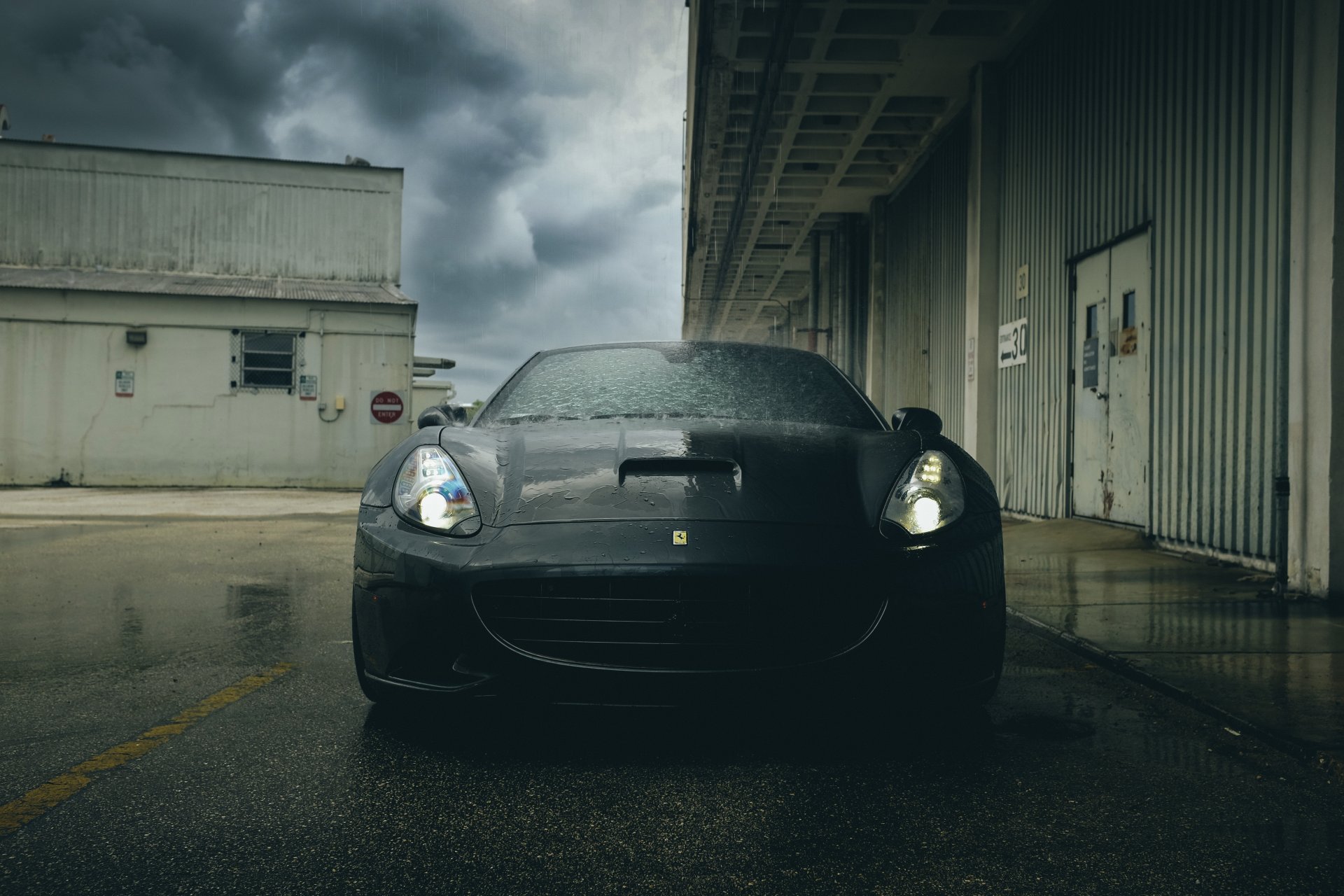 ferrari california supercar black