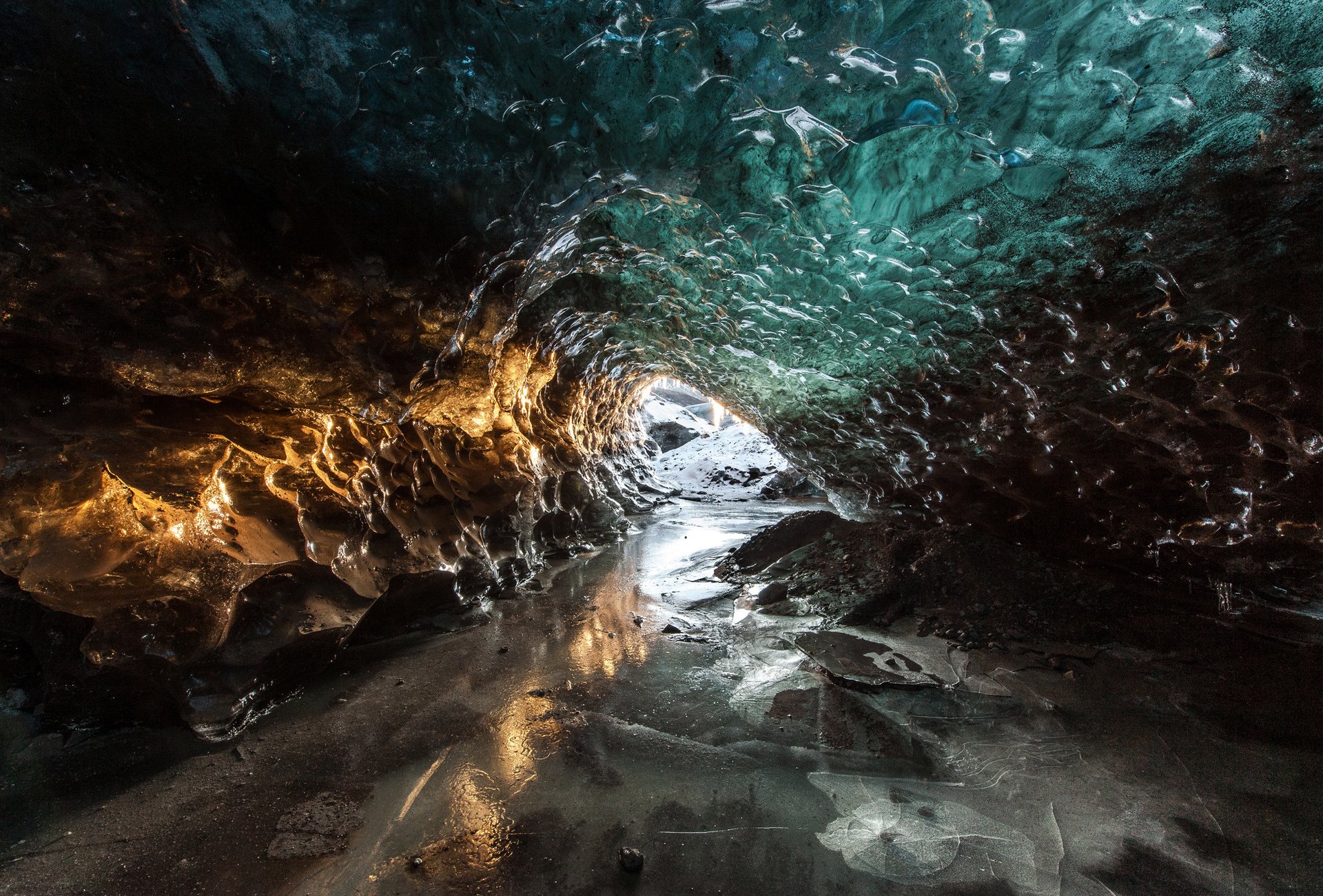 cave grotto next cool light input