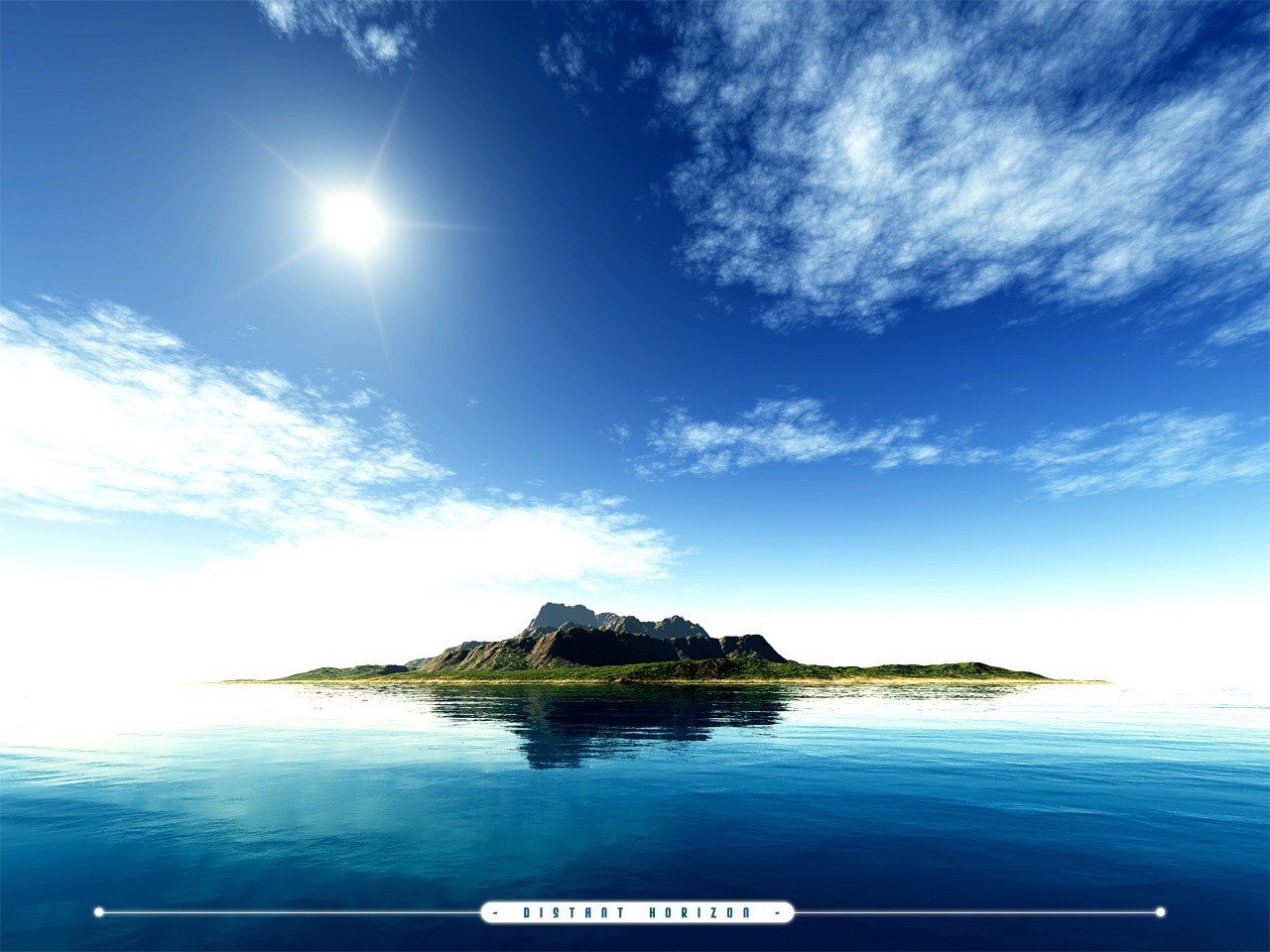 ea sun islands water sky blue-green garbage