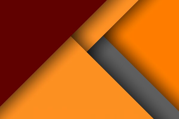 Orange gray burgundy color