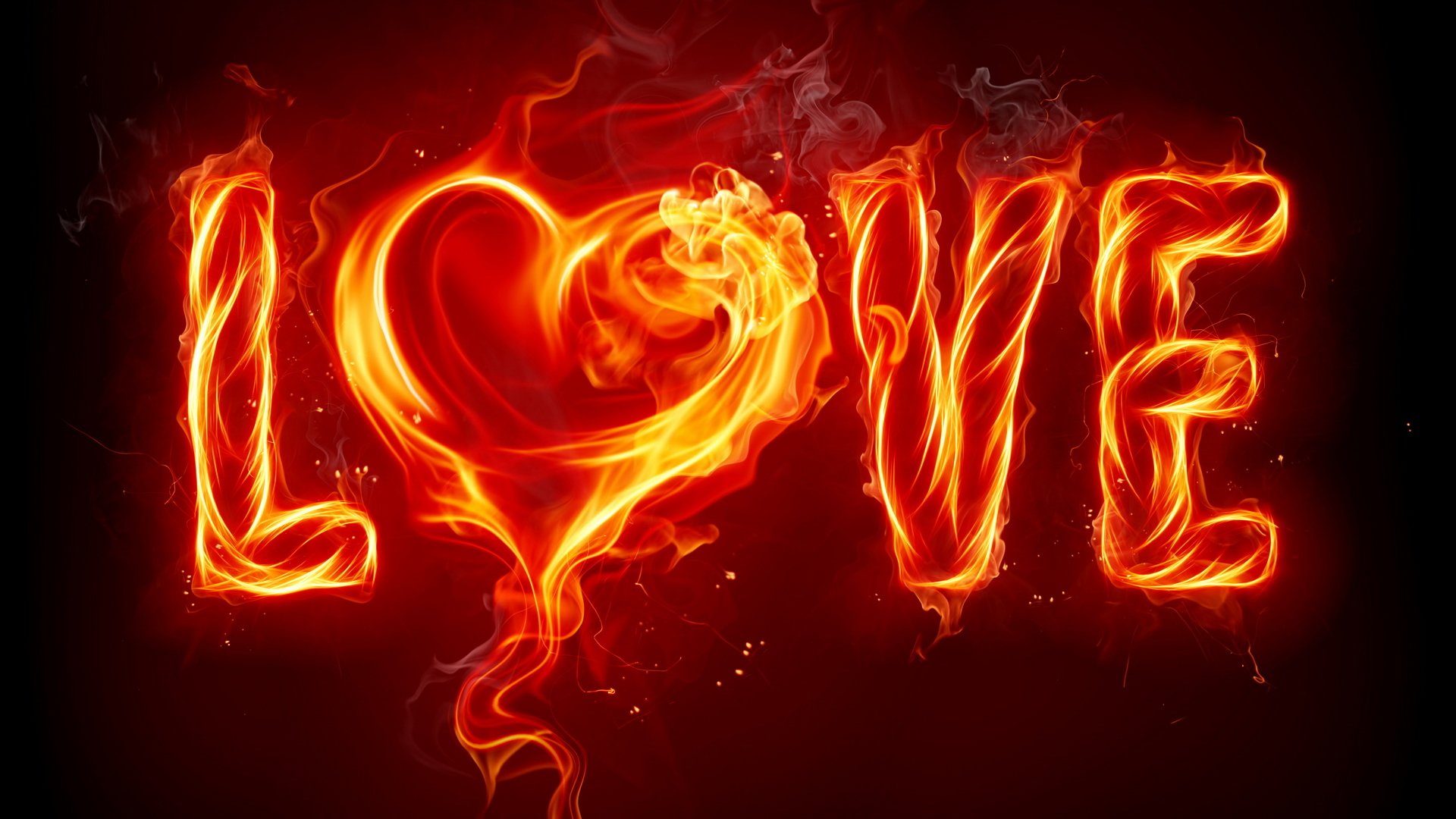 fire love abstraction