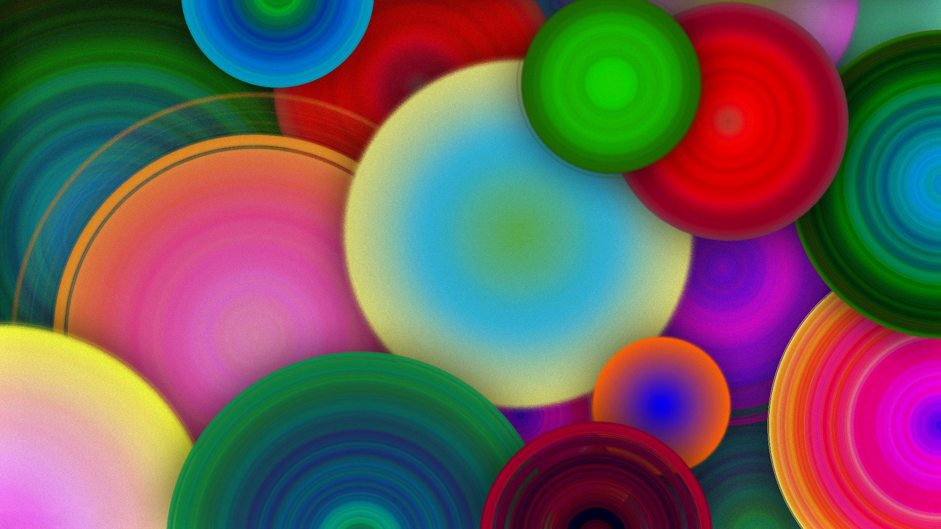 flowers circle rainbow textures ring