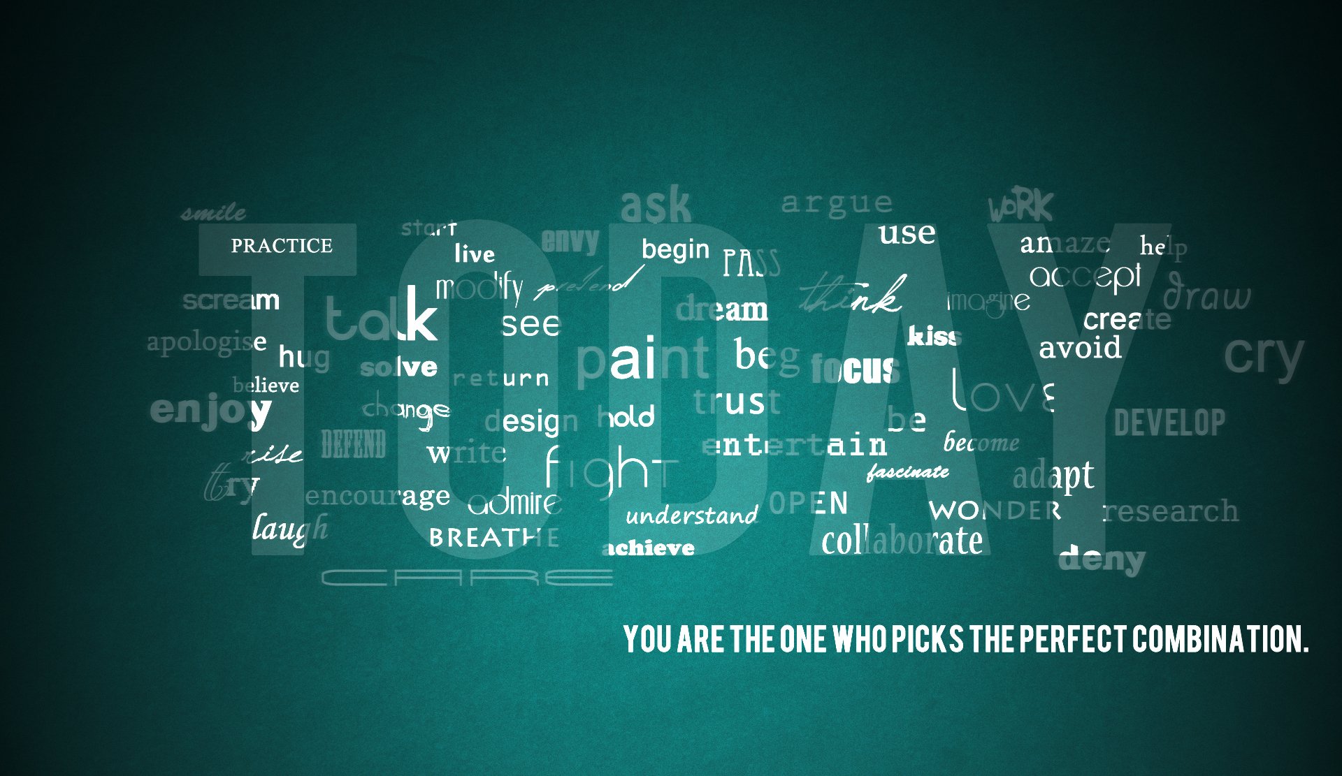 minimalism words letters creative
