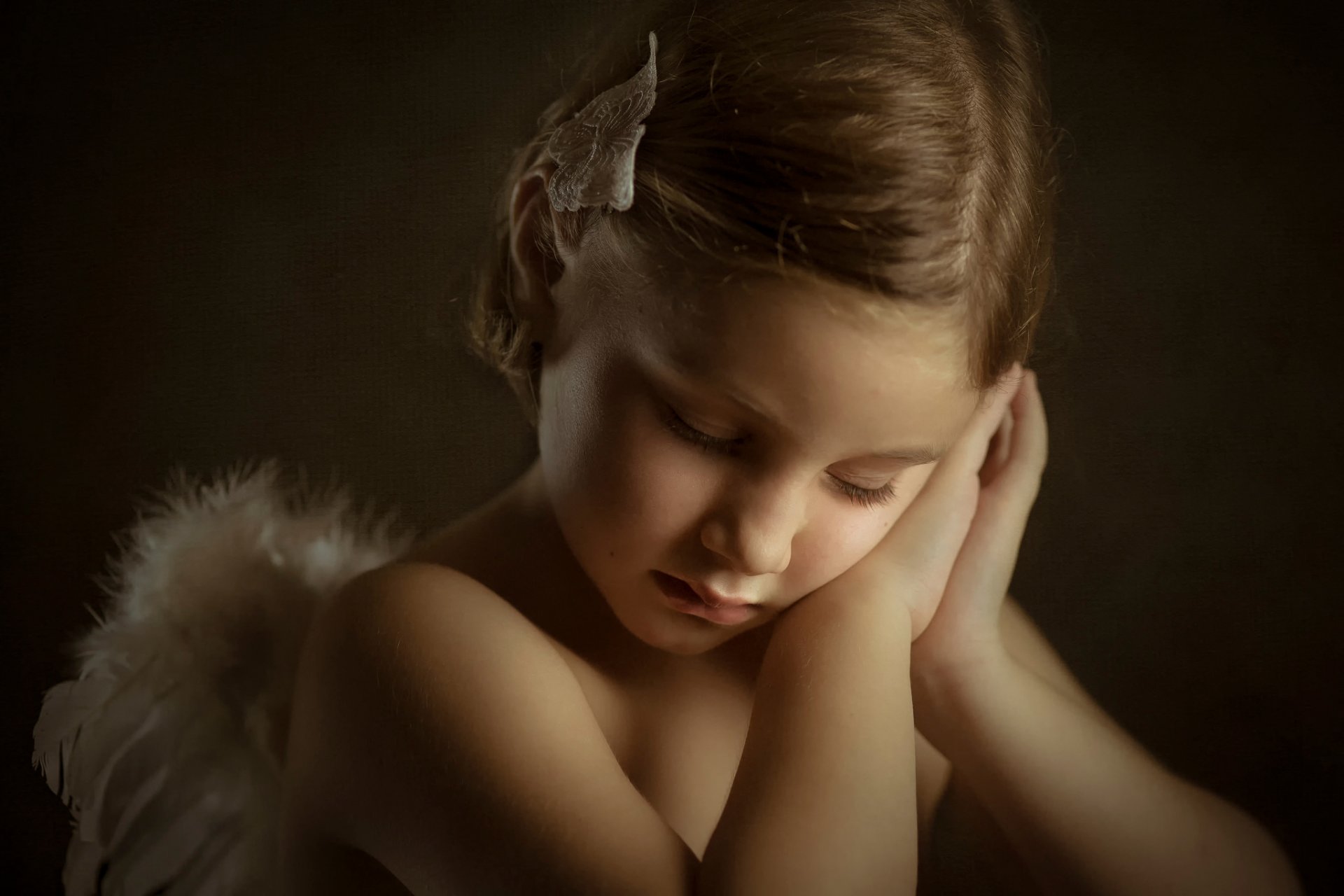 little angels mireia girl portrait