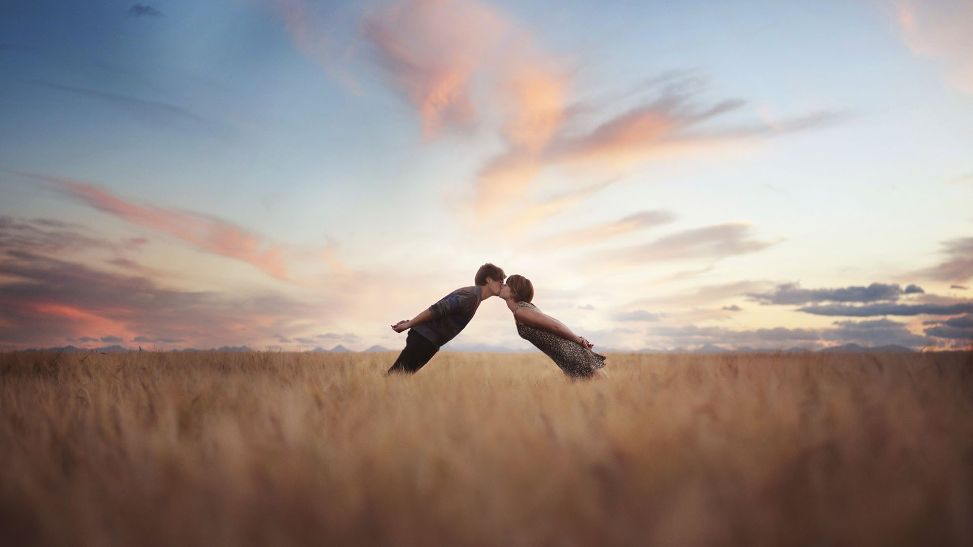 guy girl the pair the field