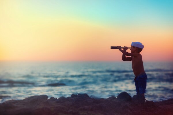 Sunset through the backyard chimney