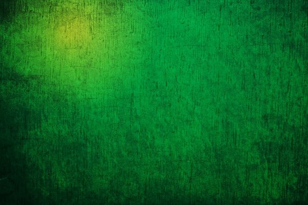 Shining on a green background