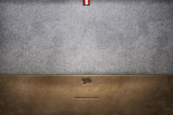 Grey brown leather wallpaper