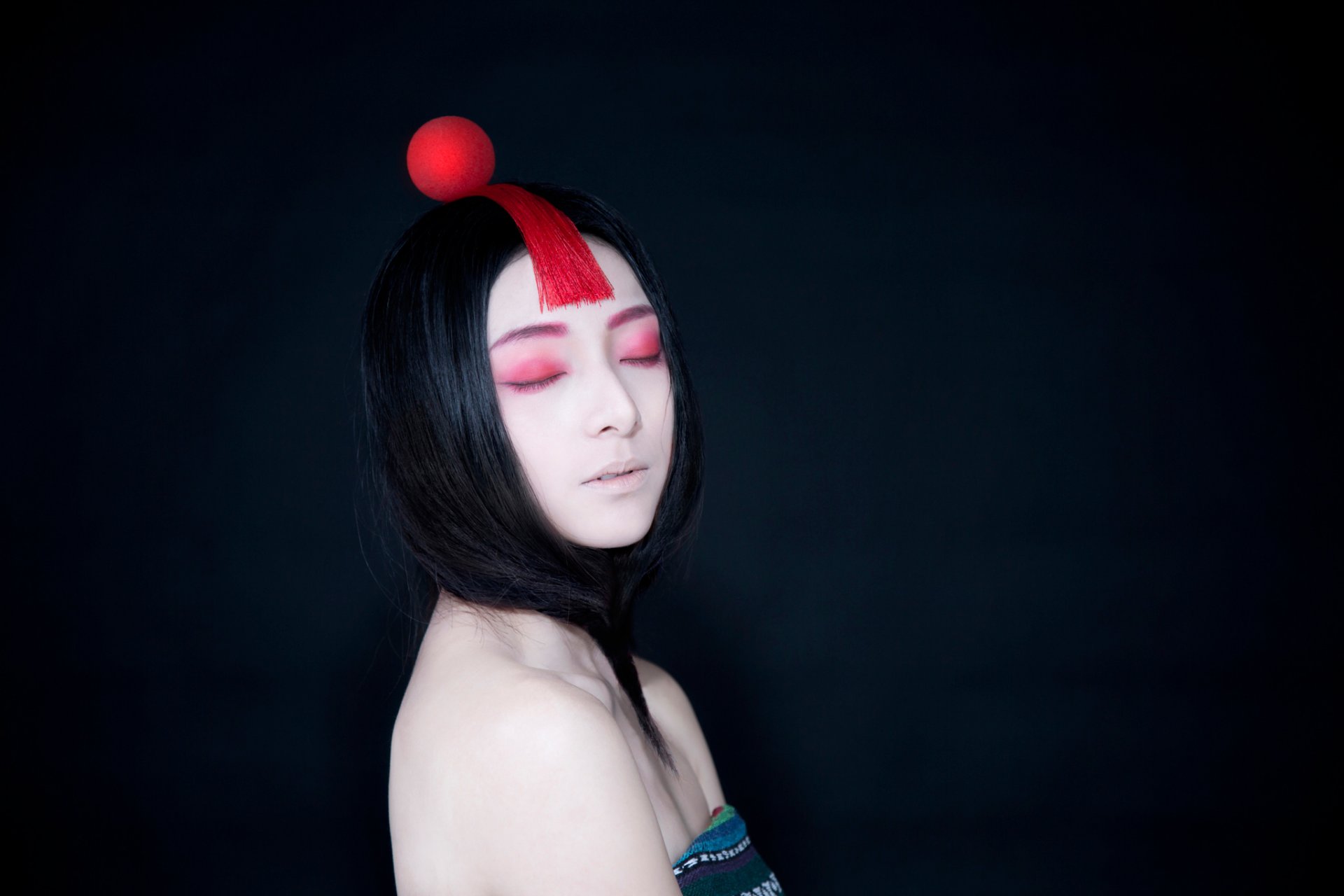 make-up girl background