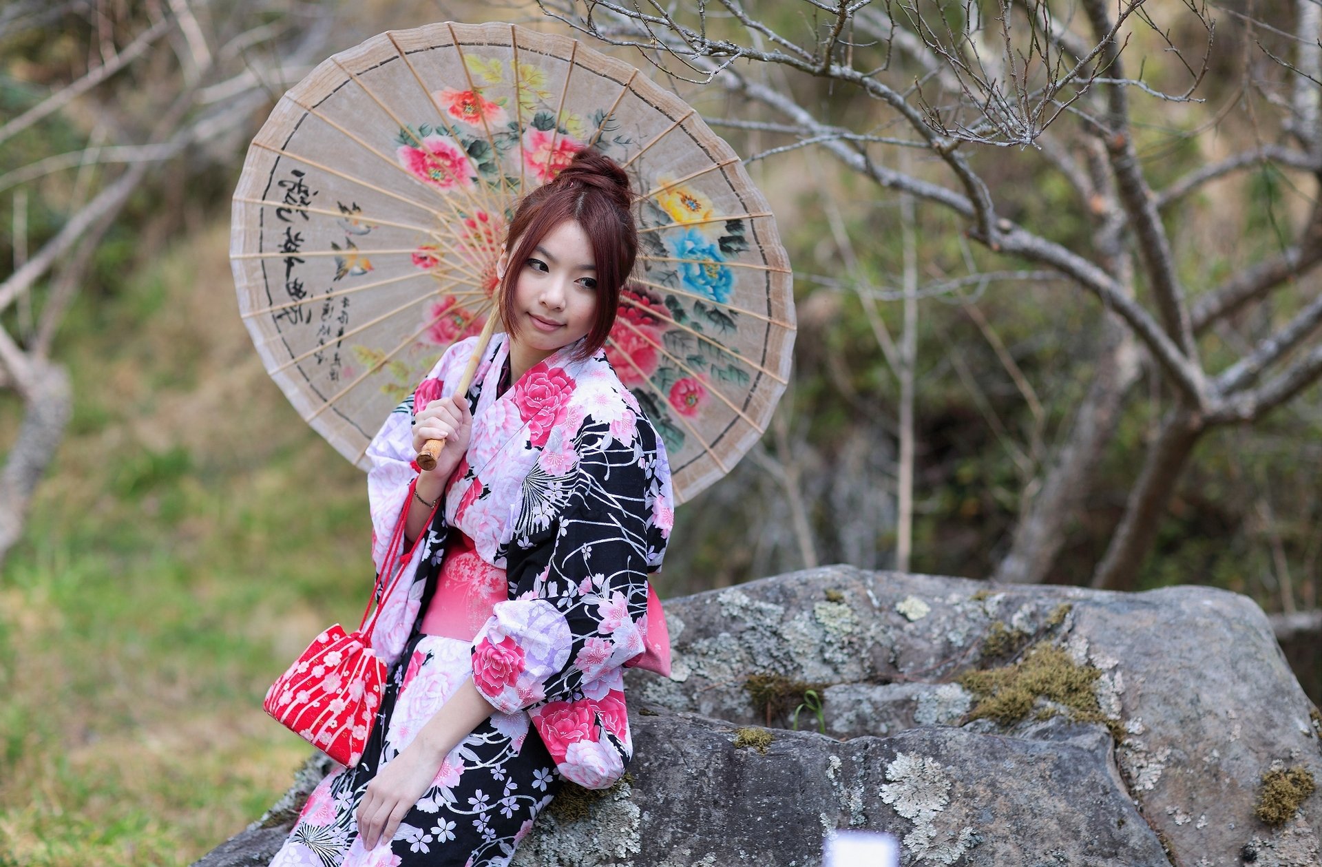 girl asian dress umbrella style asian girl outfit