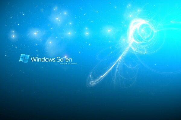 Stars with highlights on a blue background