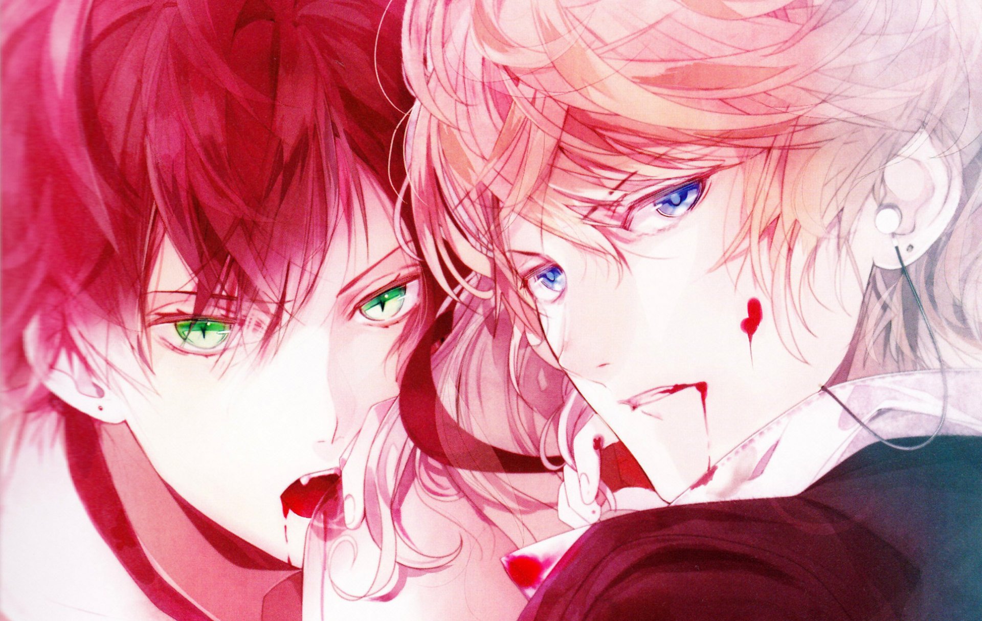 diabolik lovers sakama ayato sakama shuu man vampire blood fang