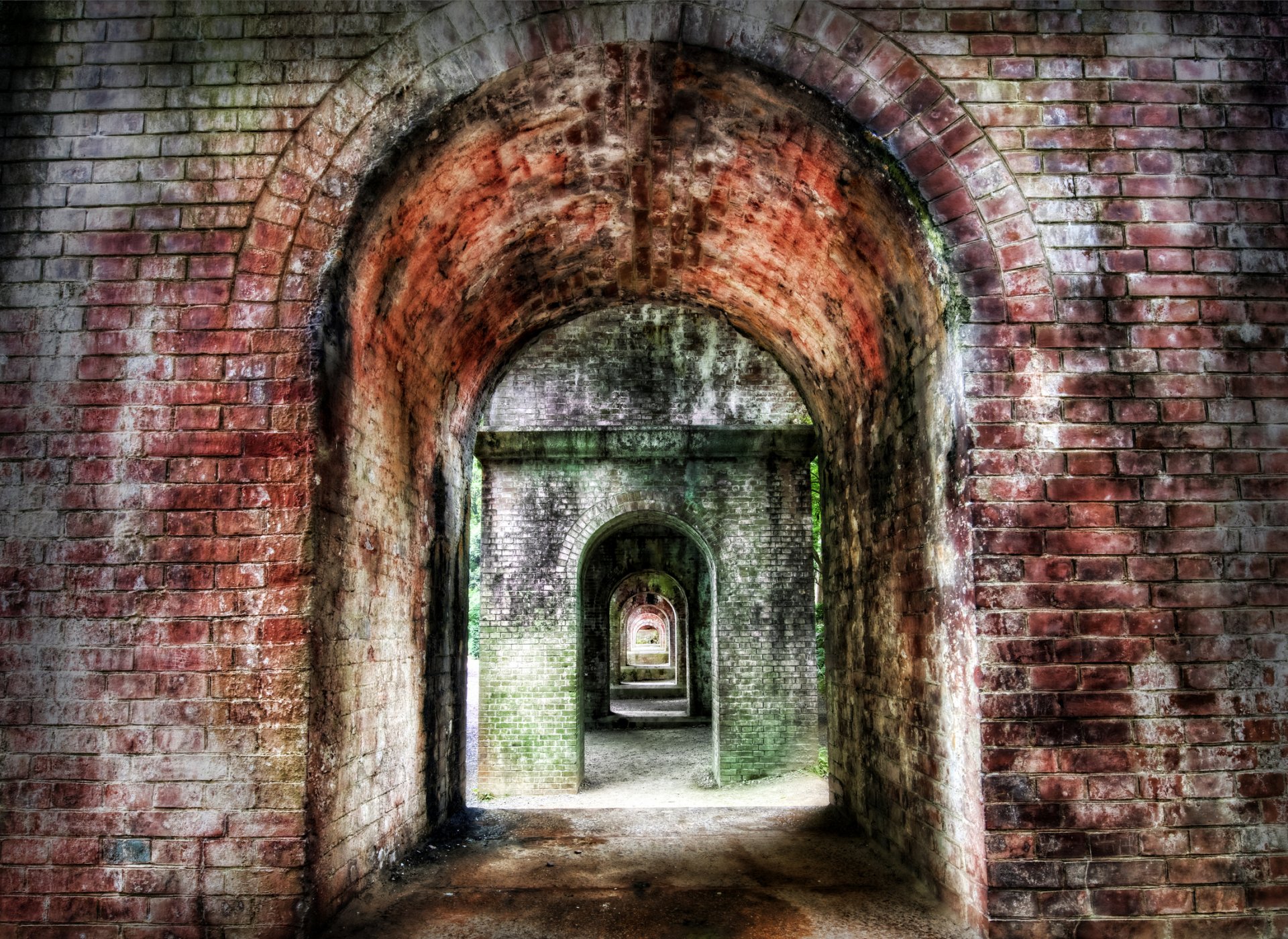 town wall buildings place