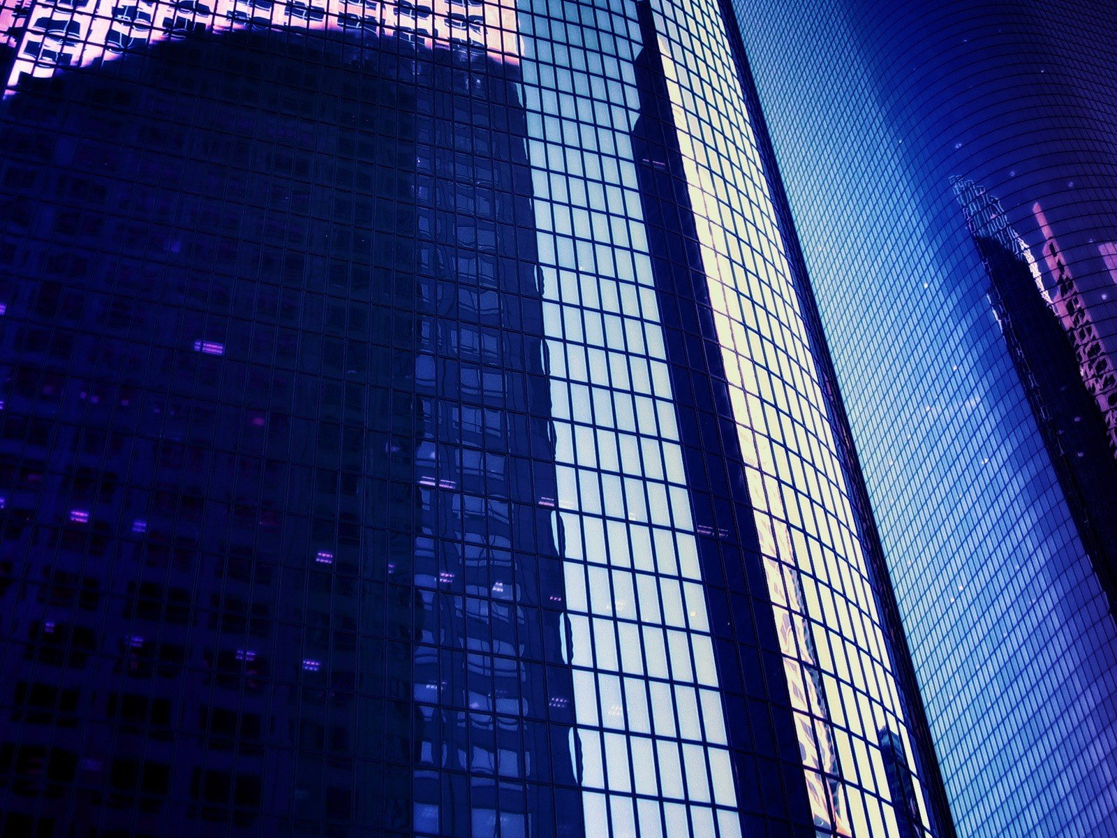 window glass reflection building