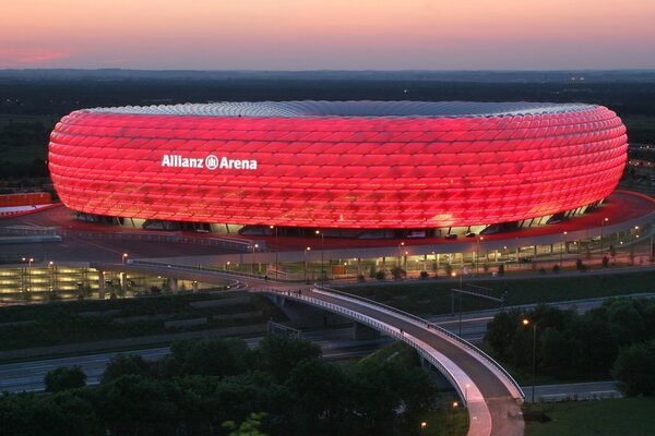 Football arena. Huge stadium