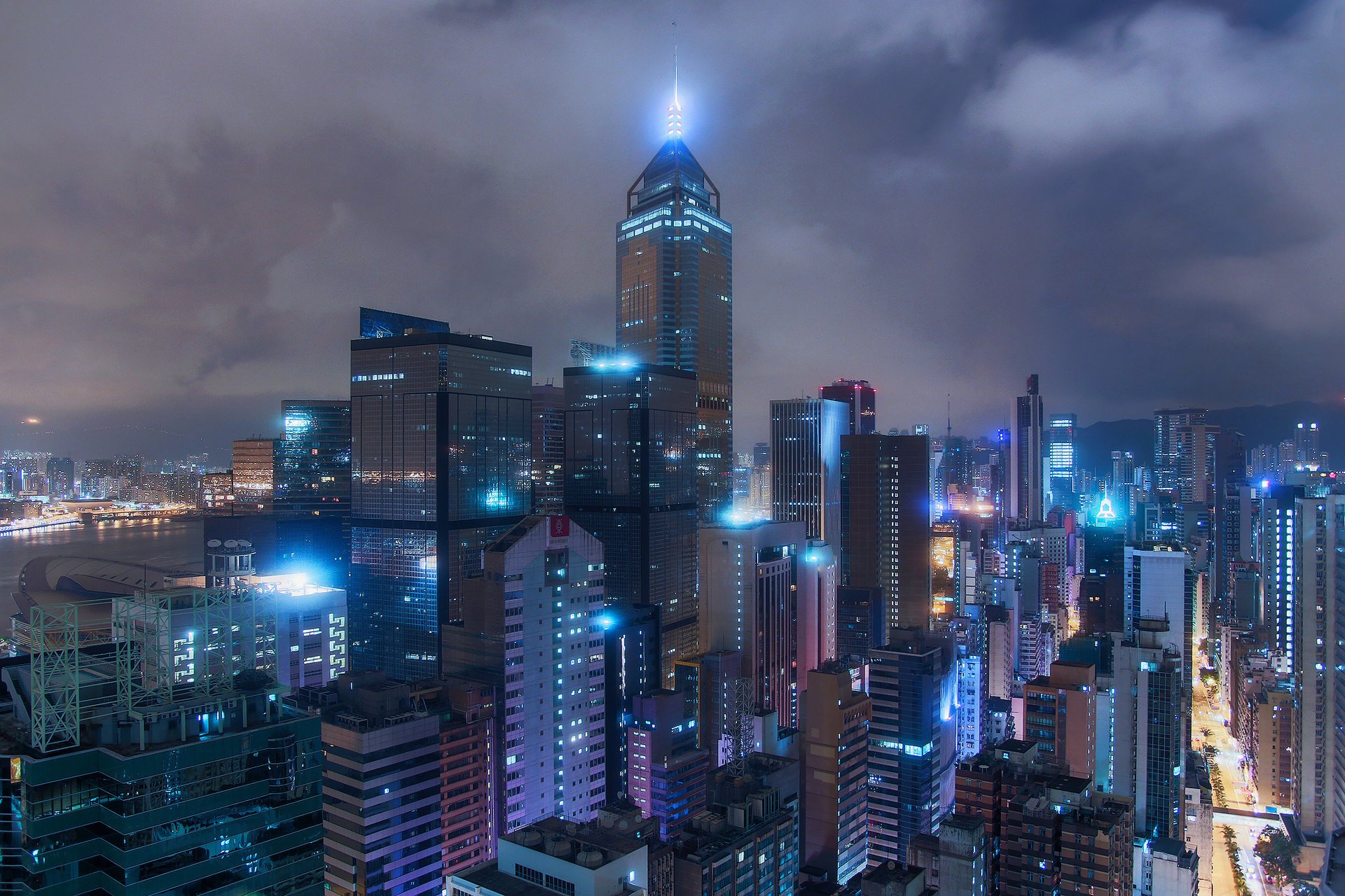 the city home lights night