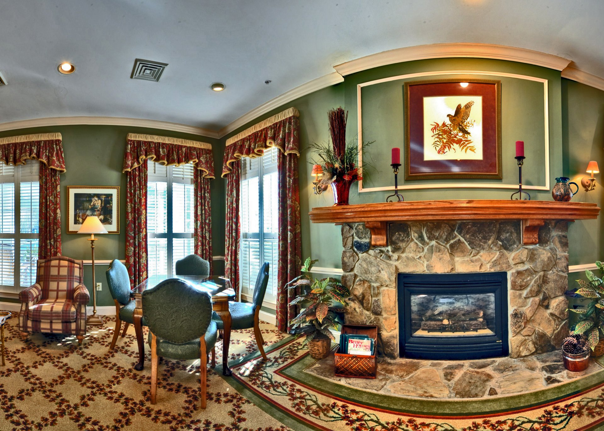 interior style design house villa living room