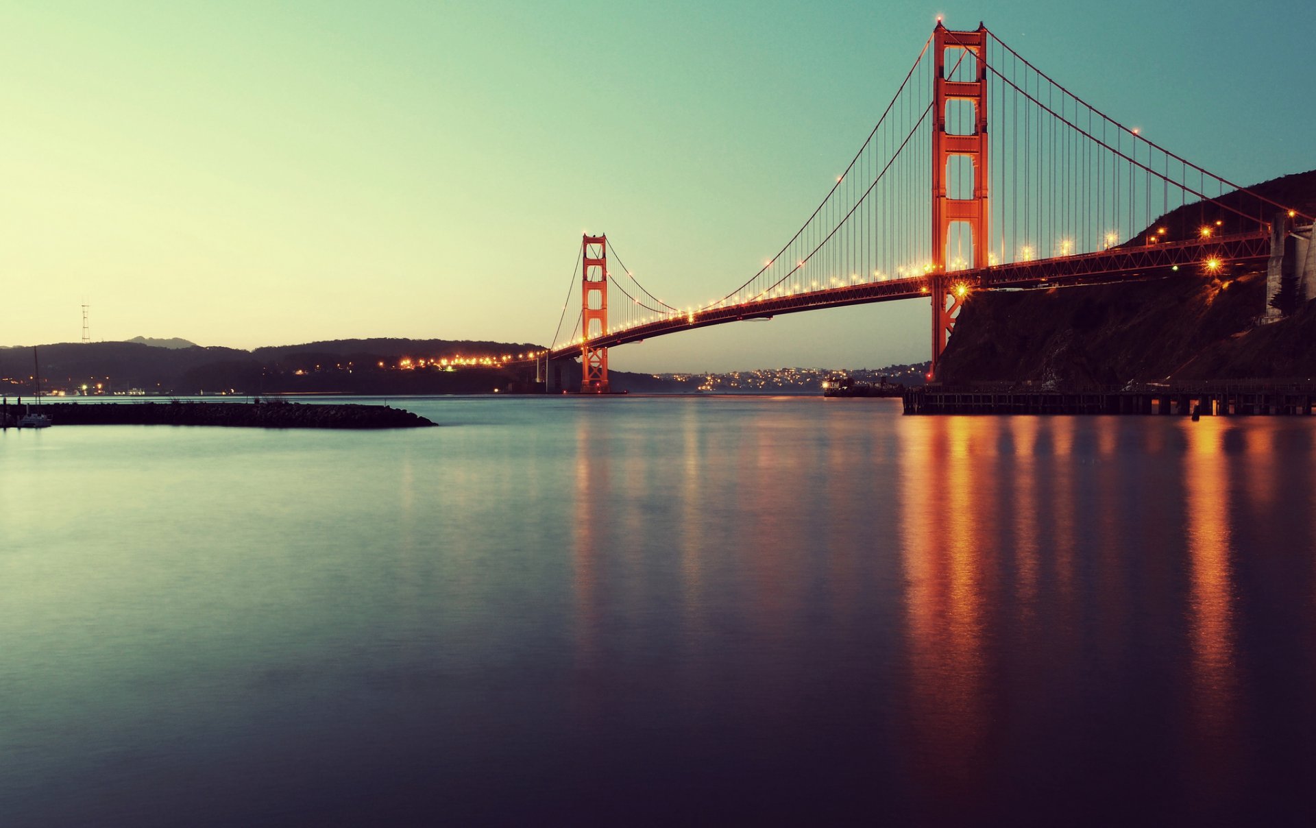an francisco golden gate usa san francisco bridge evening light
