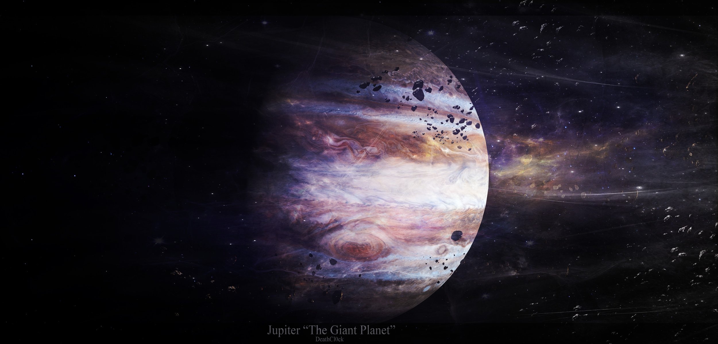 jupiter the giant planet asteroids star