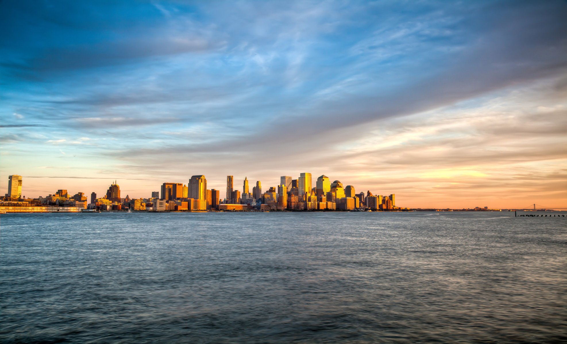 new york sea manhattan water island landscape wave