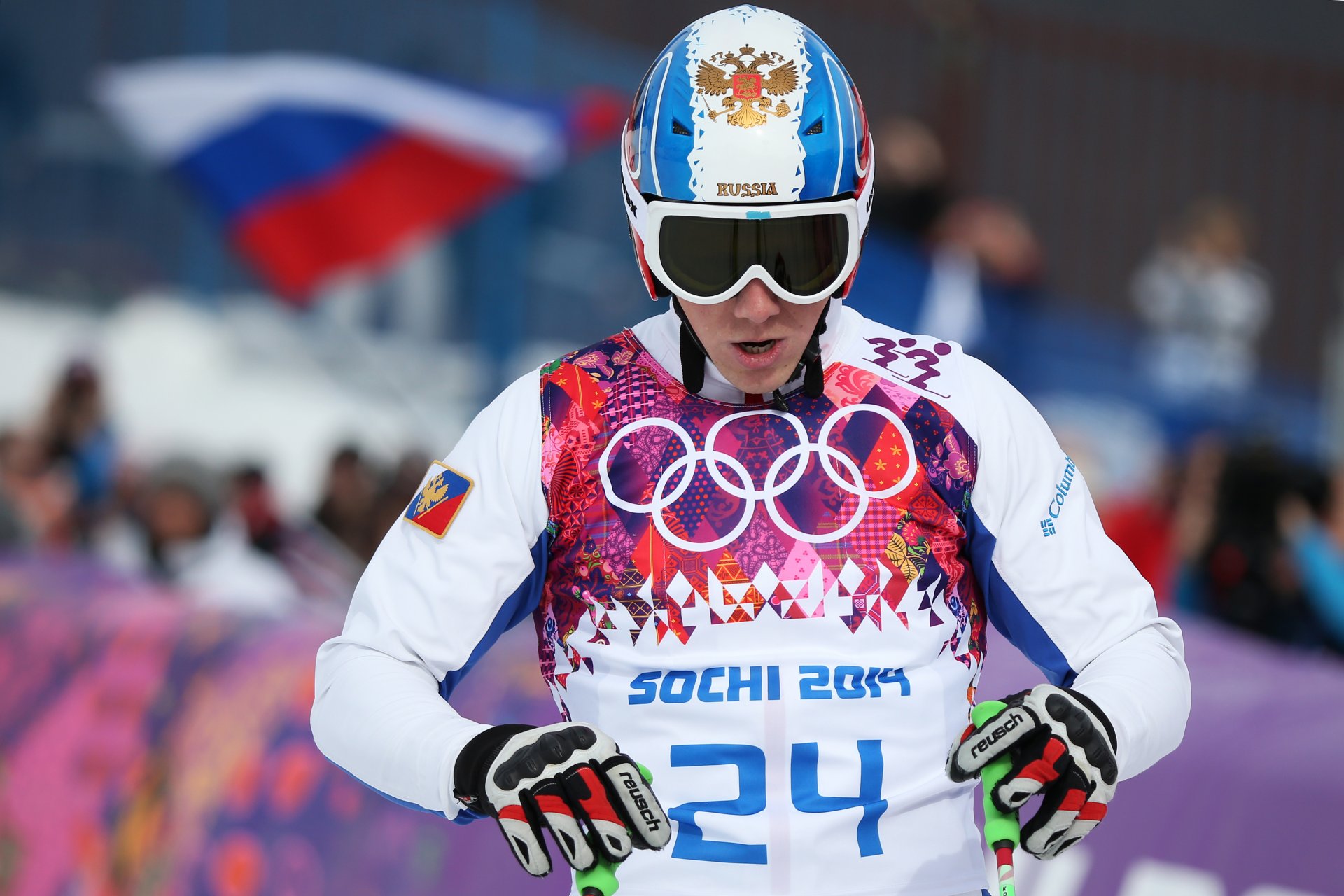 ki cross egor korotkov sochi 2014 sochi 2014 winter olympic games xxii winter olympic games sochi 2014 russia flag coat of arms helmet glasse