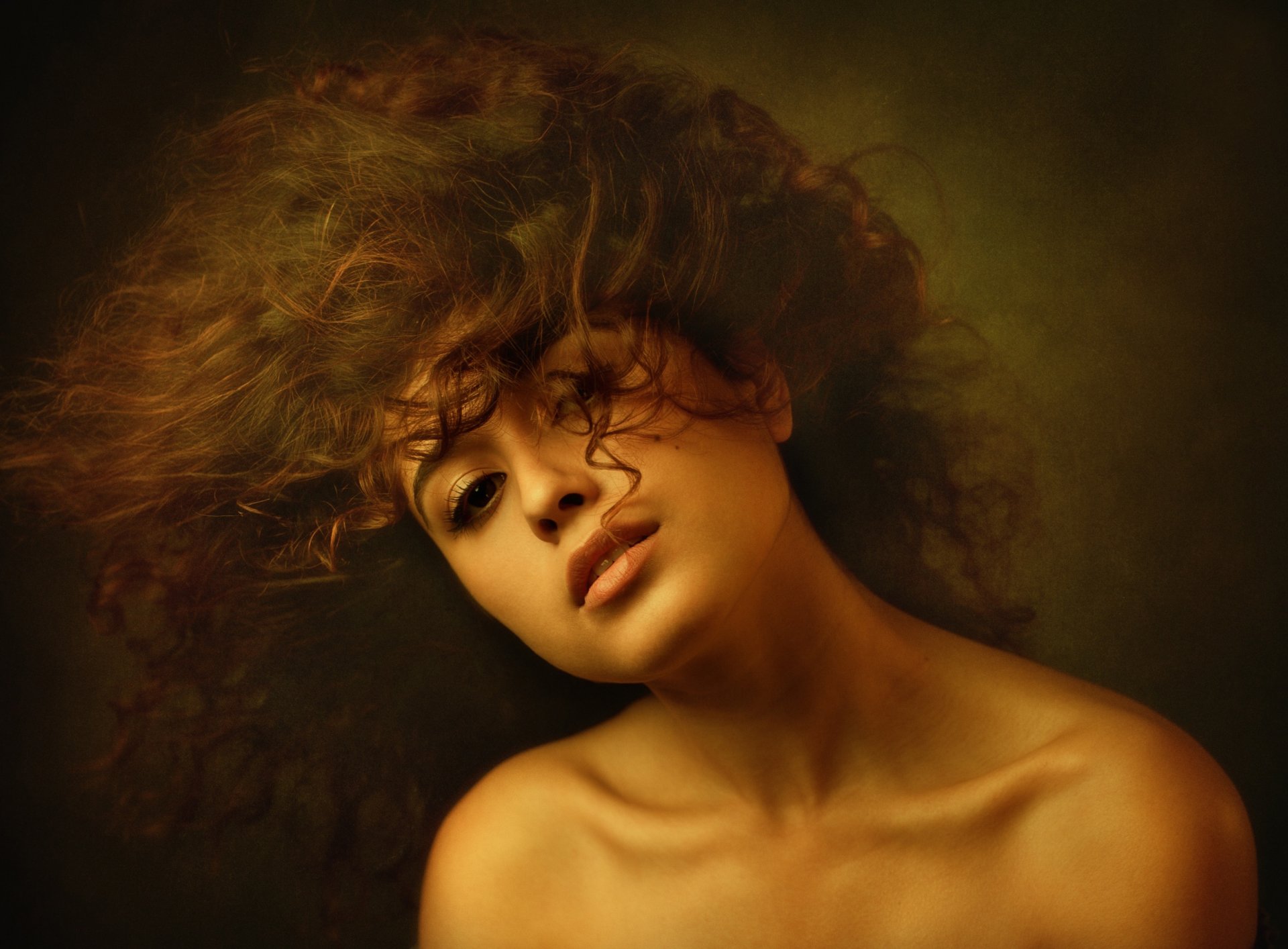 abina girl portrait hair wag the mole