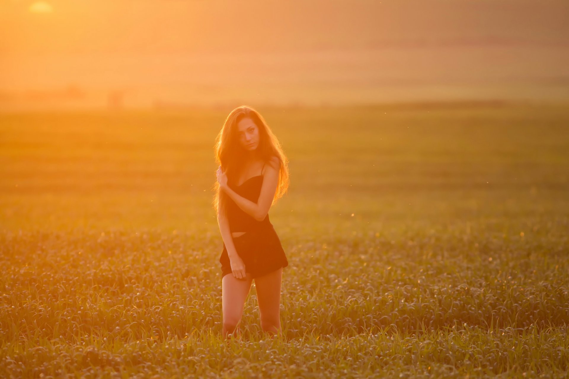 vlad the field morning girl lighting