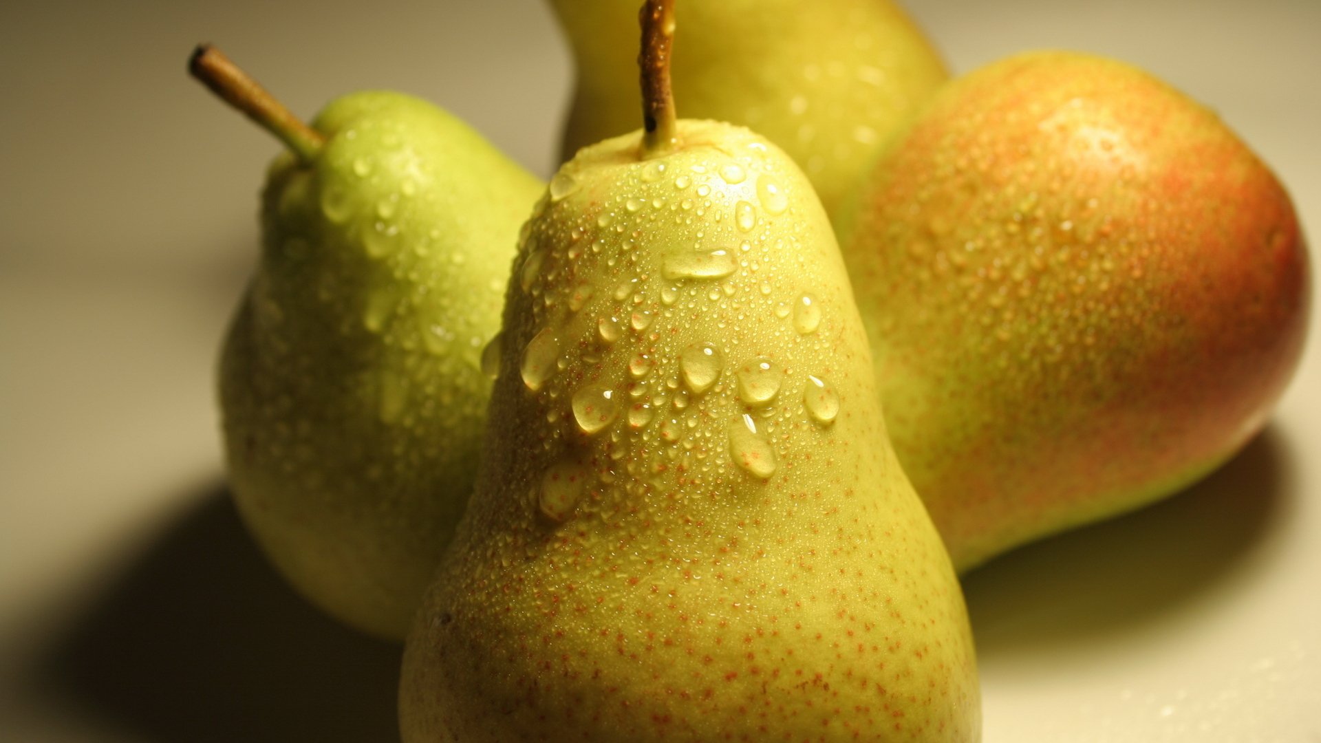 pear drops close up