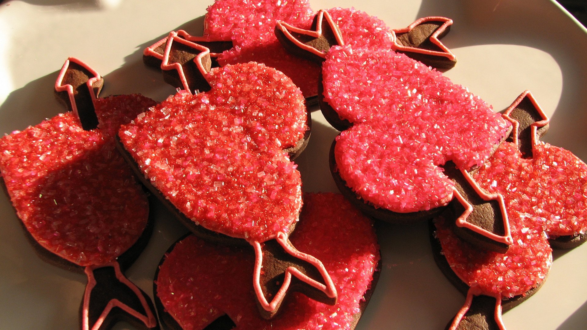 cookies heart red