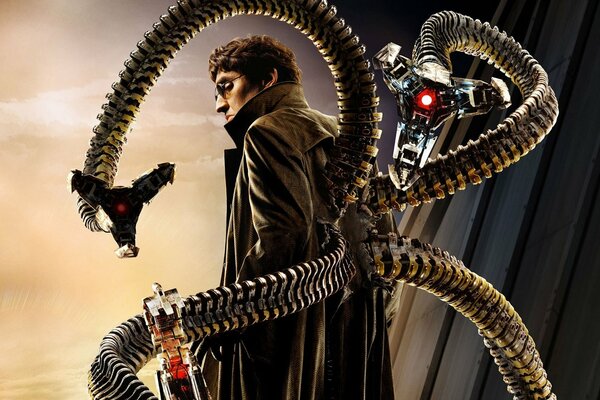 Fantasy. Doctor Octopus on the ship