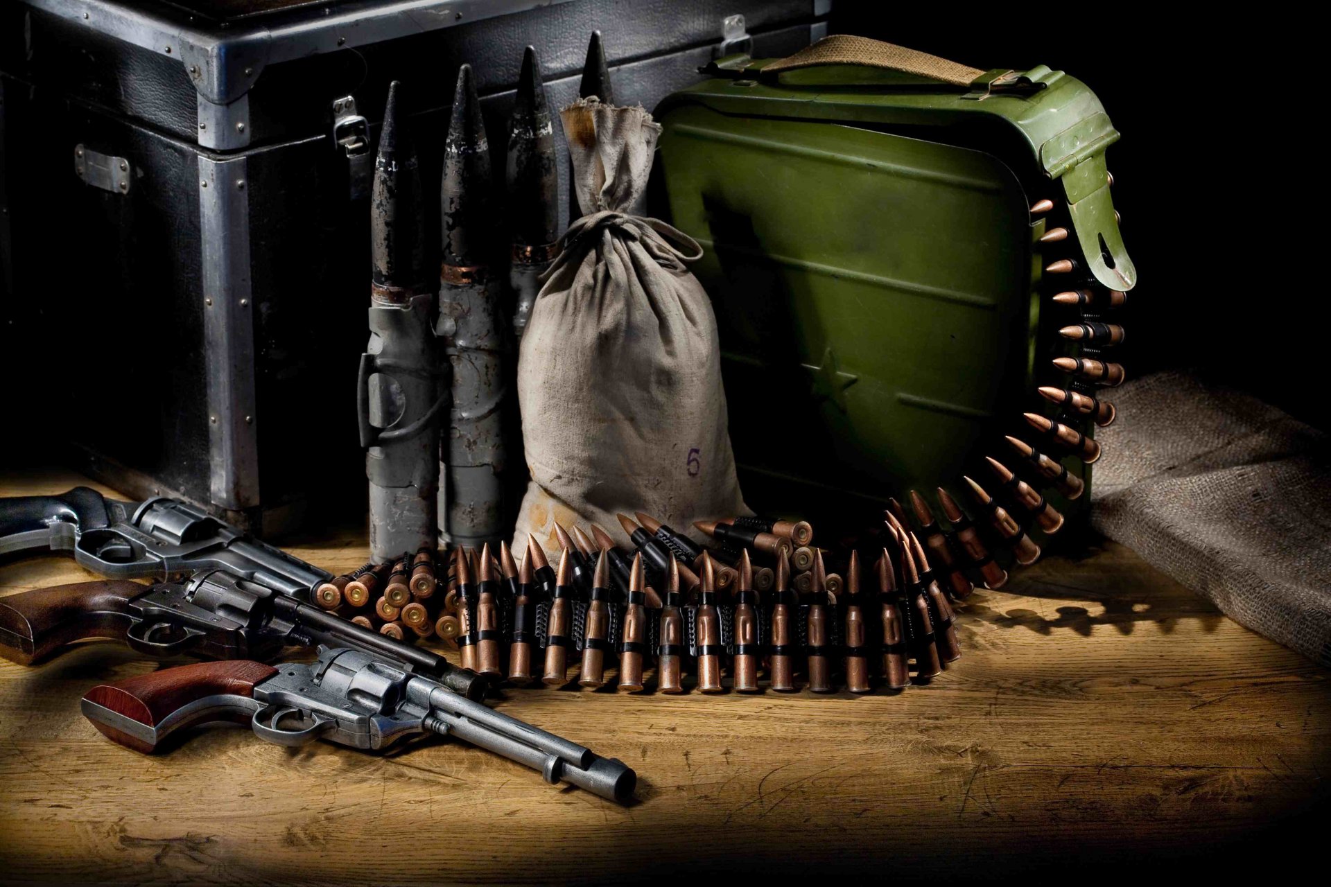revolvers guns cartridges belt ammunition weapon