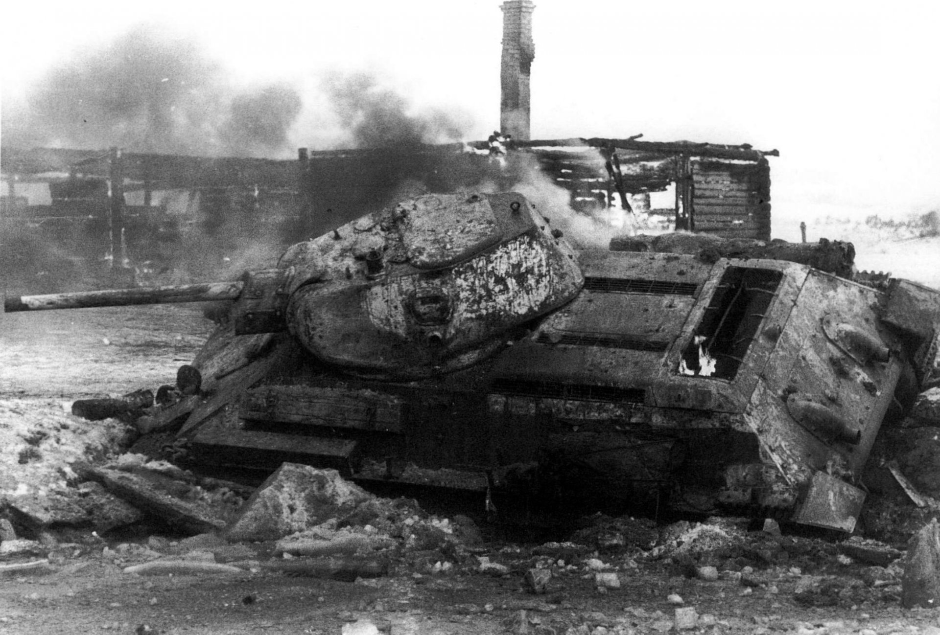 war tank fire t-34