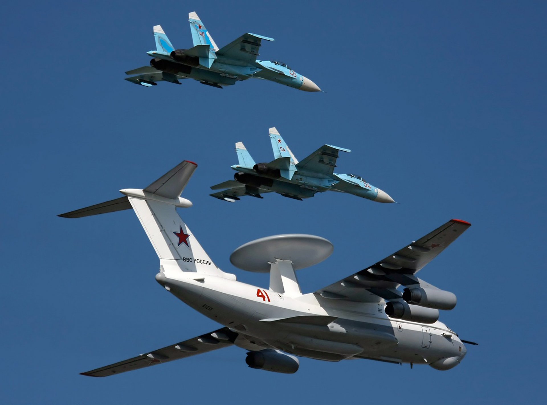 a-50 su-27 support