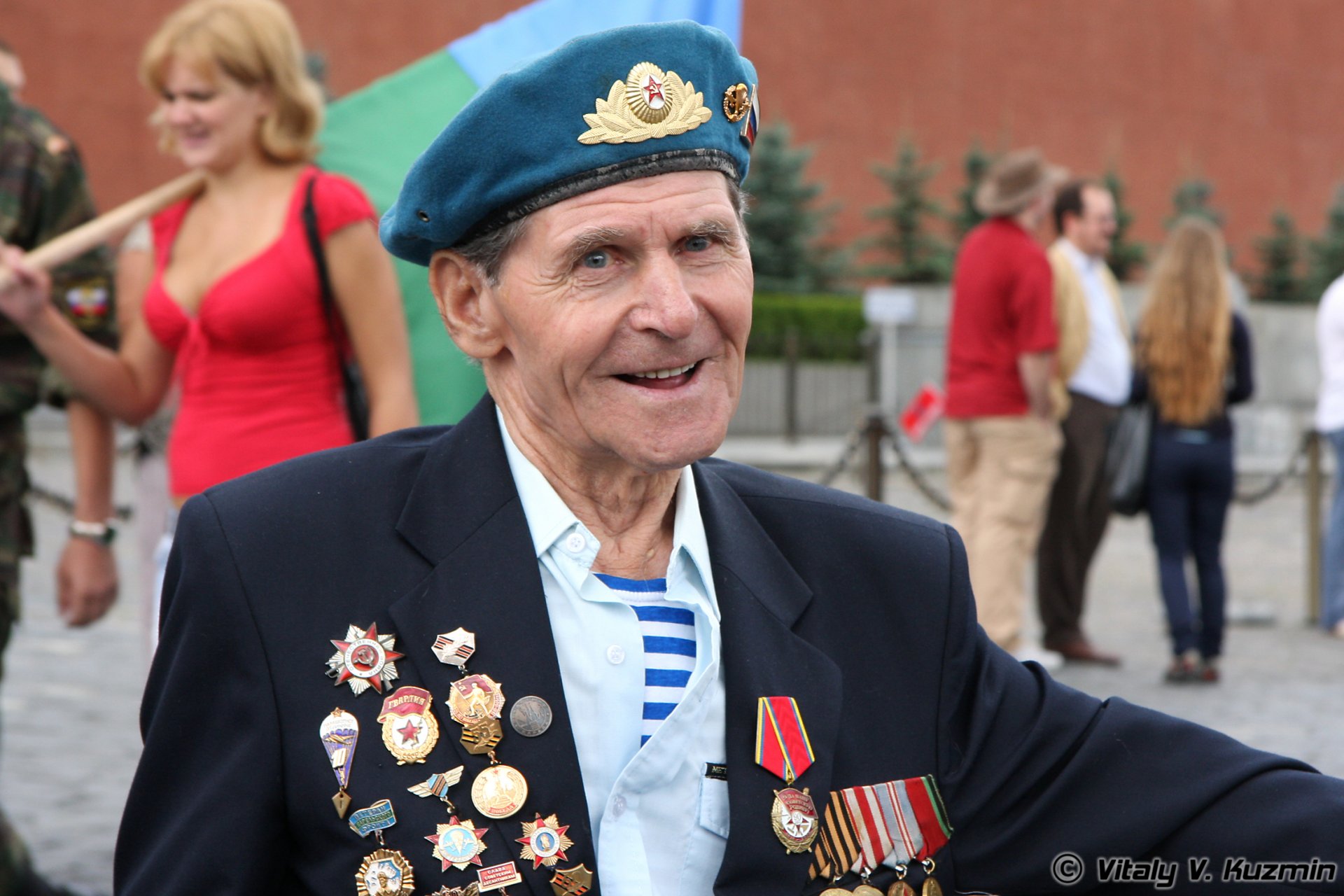 veteran great patriotic war may 9 victory day red square hero