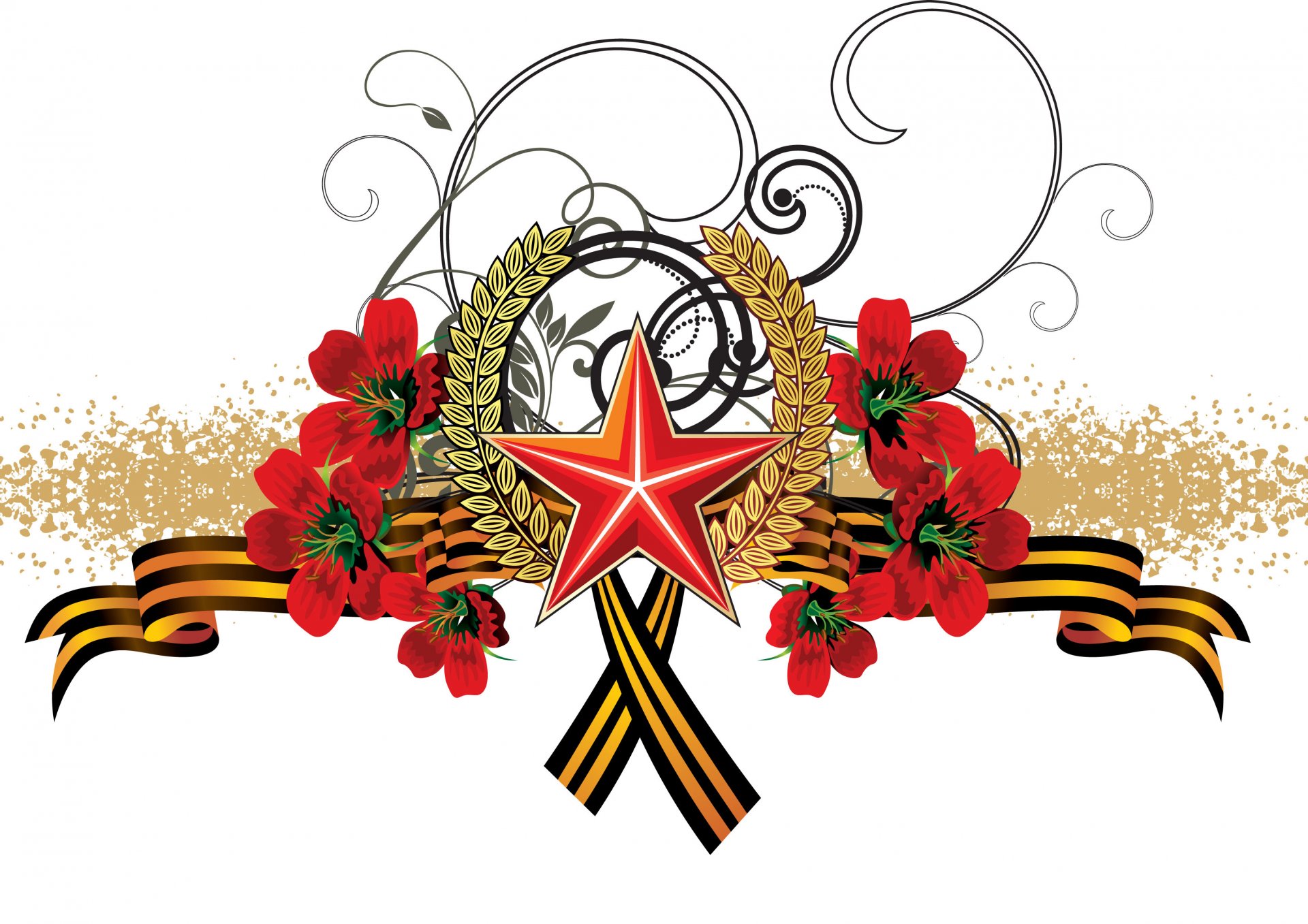 may 9 prazdnik.data victory day st. george s ribbon pattern star